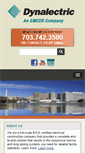 Mobile Screenshot of dynalectric-dc.com
